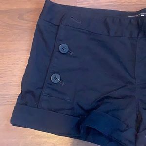 Talula black anchor button shorts!